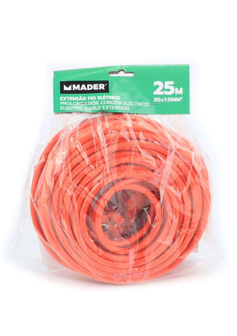 Extensão Elétrica Exterior, 25m, 3G x 1,0mm²