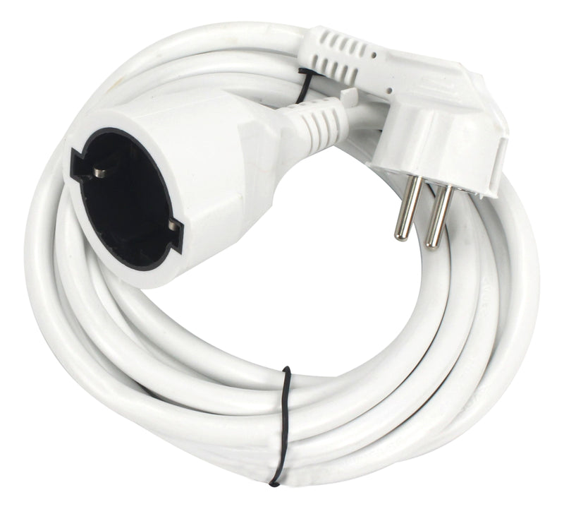 Extensión eléctrica, blanca, 3 m, 3Gx1,5 mm² - MADER®