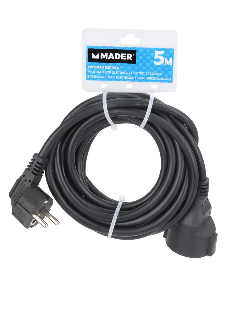 Electrical Extension, Black, 5m, 3Gx1.5mm² - MADER®