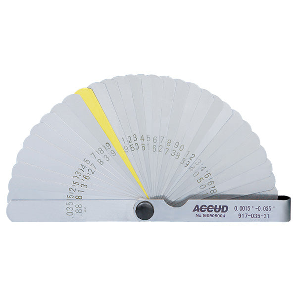 Accud (917) Inch Feeler Gauge