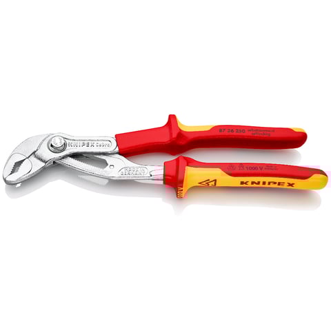 Knipex (87 26 250) Tenazas de fontanero Cobra VDE de alta tecnología, aisladas