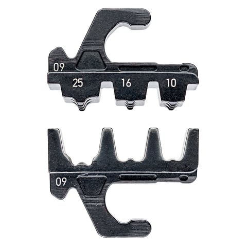 Knipex (97 39 09) Die set For insulated and non-insulated wire ferrules 10 / 16 / 25 mm²