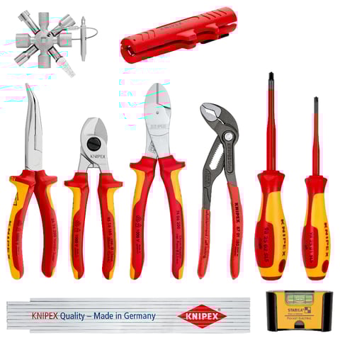Knipex (00 20 90 V01) Extension Set Electro 1 10 parts
