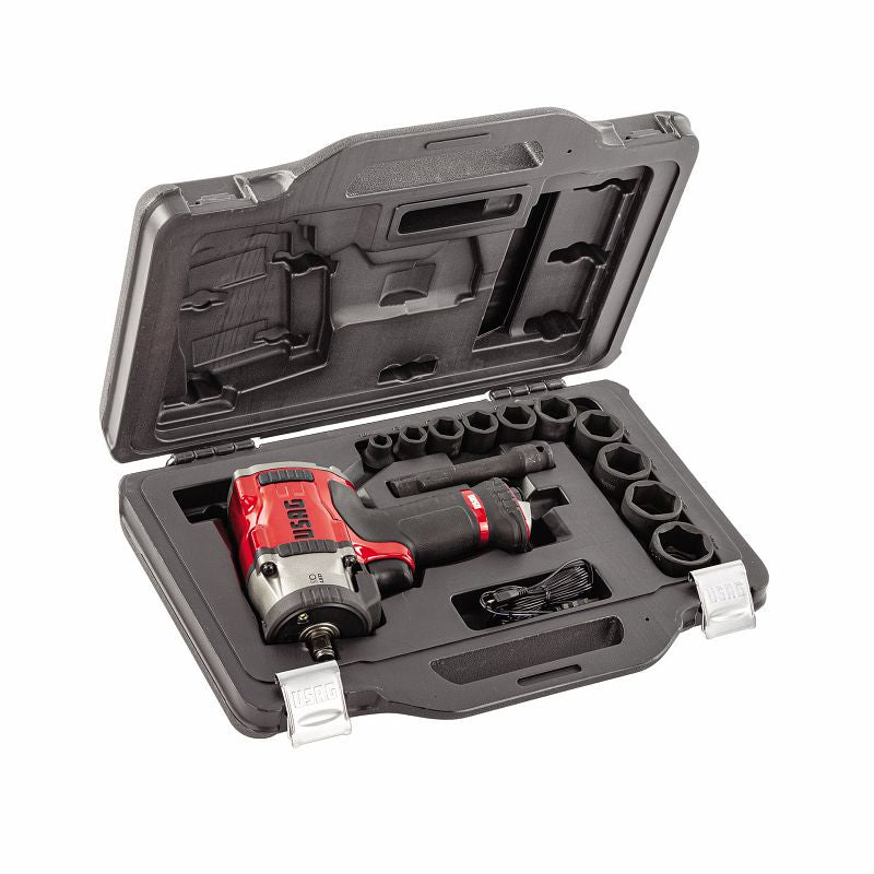 USAG (943 PC1/C12) Assortment With Hexagonal Sockets And Impact Wrench In Modular Box (12 Pcs.)