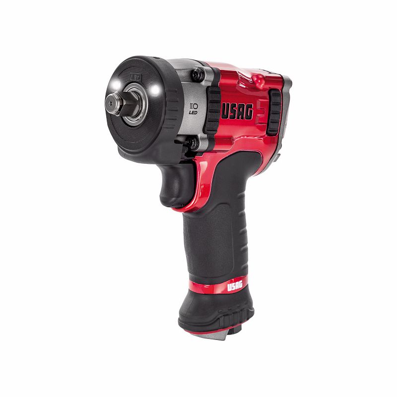 Llave de impacto de magnesio USAG (943 PC2 1/2) con LED - Extra compacta