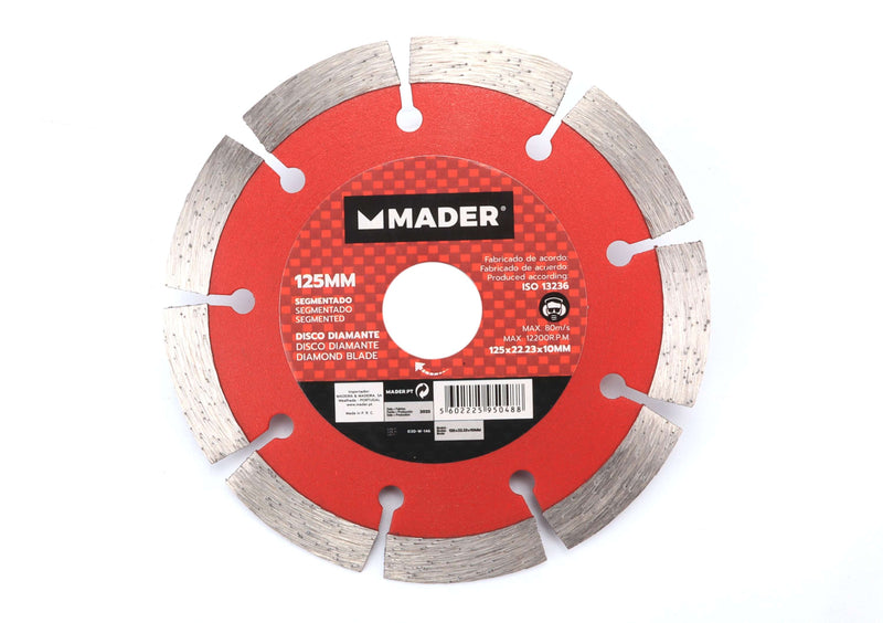 Diamond Blade, Segmented, 125mm - MADER®