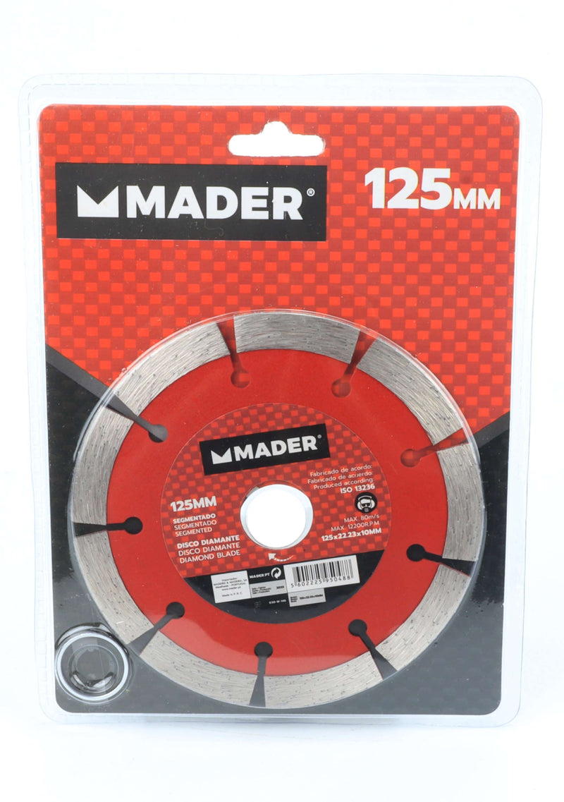 Diamond Blade, Segmented, 125mm - MADER®