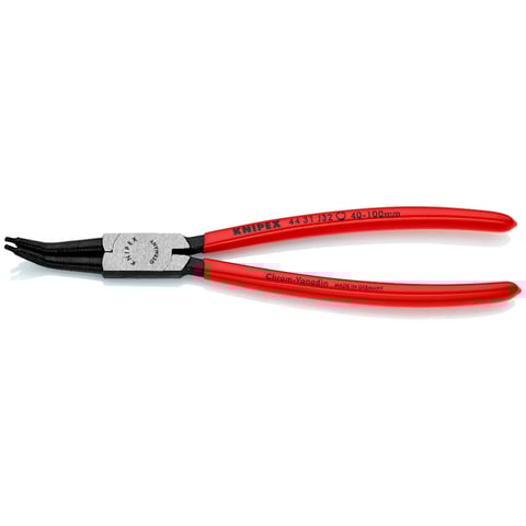 Alicate para anéis de retenção Knipex (44 31 J32) para anéis de retenção internos em furos com um ângulo de 45°