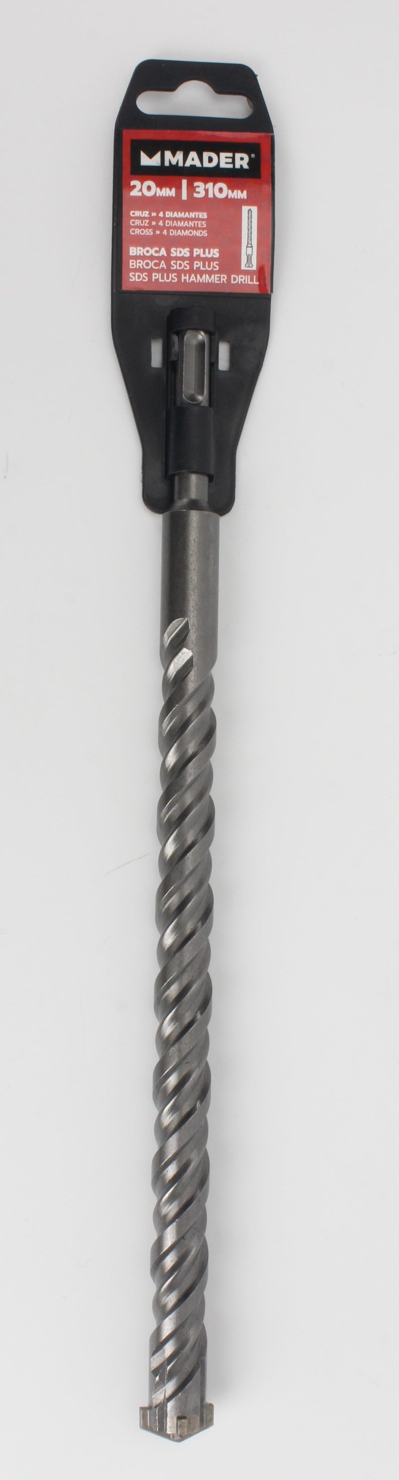 Broca para Betão SDS Plus, Cruz, 20x310mm