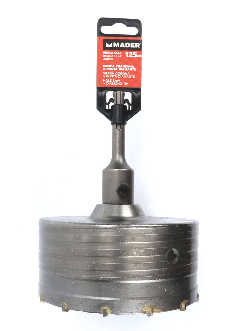 Broca Craneana Ponta Diamante, 125mm, com Broca Guia