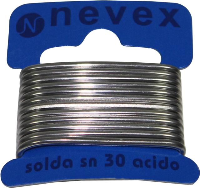 Solda » Estanho com Ácido, Ø2mm, 20g - NEVEX®