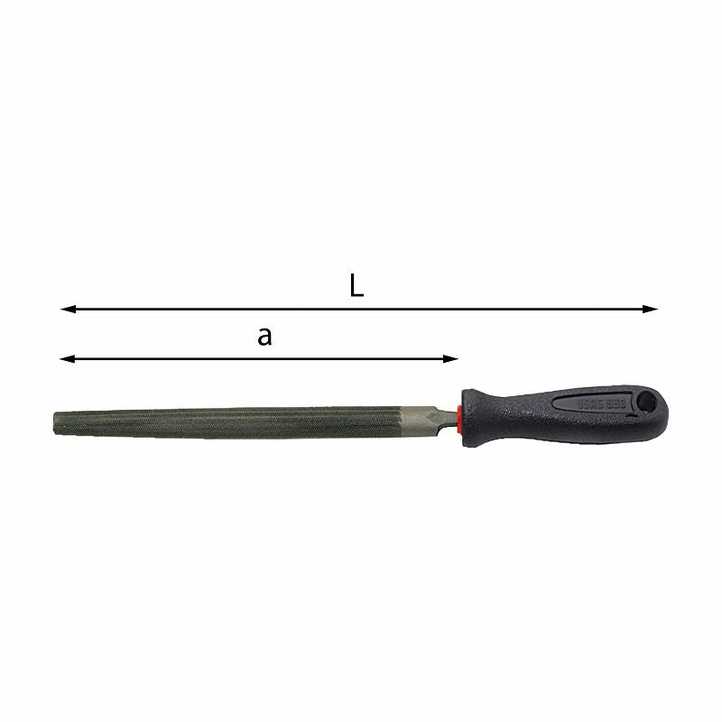 USAG (990 M PB) Half-Round File