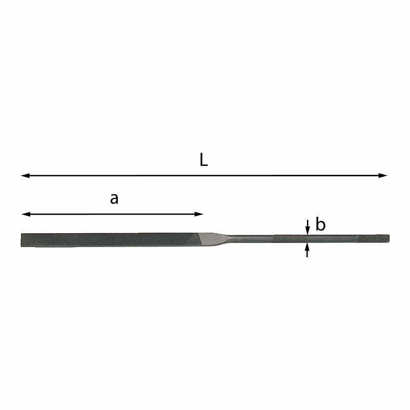 USAG (991 A) Flat Needle File With Flat Edges