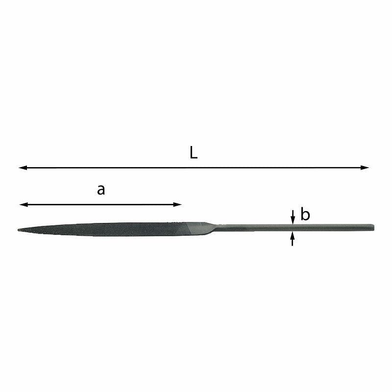 USAG (991 F) Flat Tapering Needle File