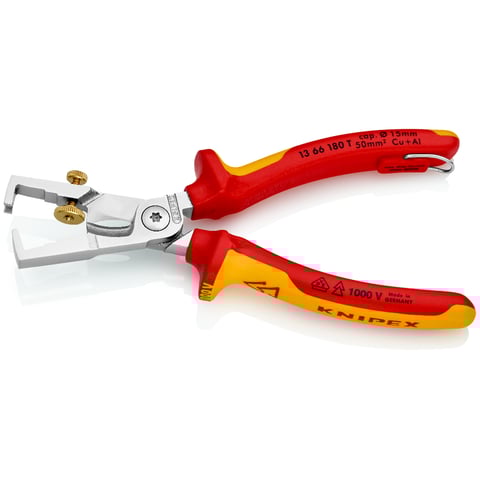 Knipex (13 66 180 T) StriX Insulation strippers with cable shears