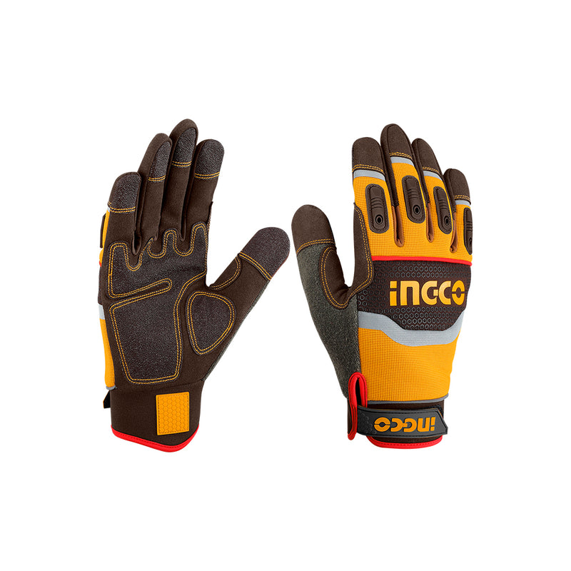Luva de proteção INGCO (HGMG02-XL) tamanho XL para mecânicos
