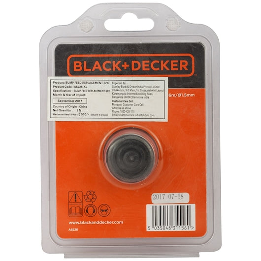 Carretel de reposição Black&Decker (A6226-XJ) com alimentação por impacto