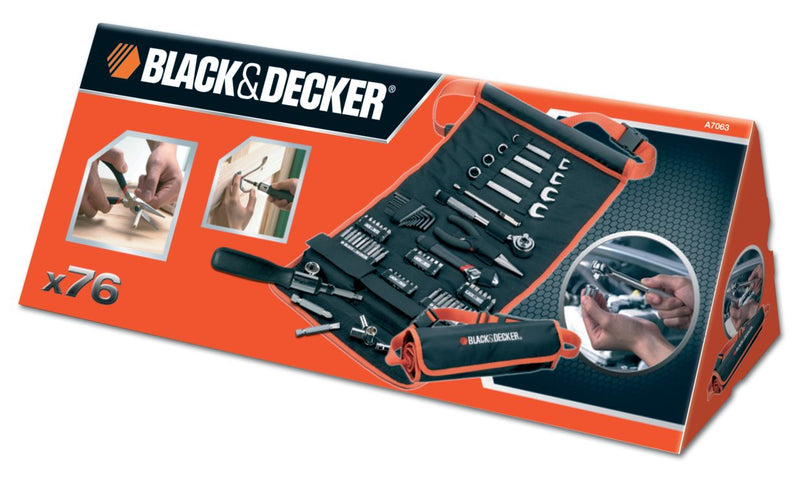 Black&Decker (A7063-QZ) Automotive Handtool Set With Ratchet (76 pc)