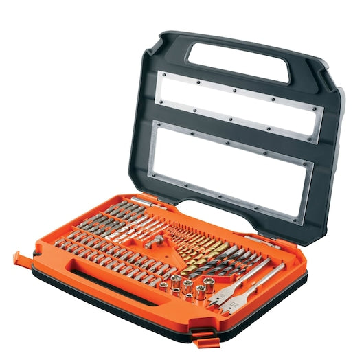 Black&Decker (A7153-XJ) Juego de taladro y destornillador (75 piezas)