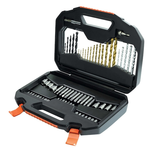 Conjunto de Aparafusadoras e Berbequins Black&Decker (A7184-XJ) (70 peças)