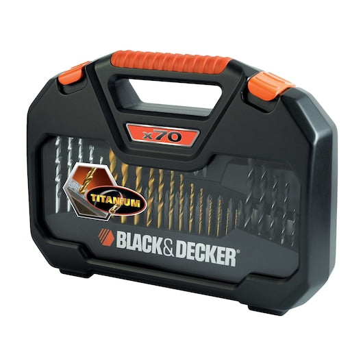 Conjunto de Aparafusadoras e Berbequins Black&Decker (A7184-XJ) (70 peças)
