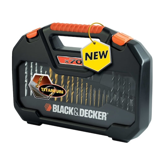 Conjunto de Aparafusadoras e Berbequins Black&Decker (A7184-XJ) (70 peças)