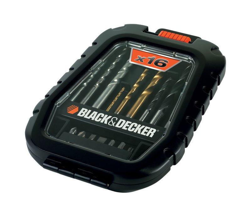 Black&Decker (A7186-XJ) Fastening Driver and Drilling Set (16 pc)