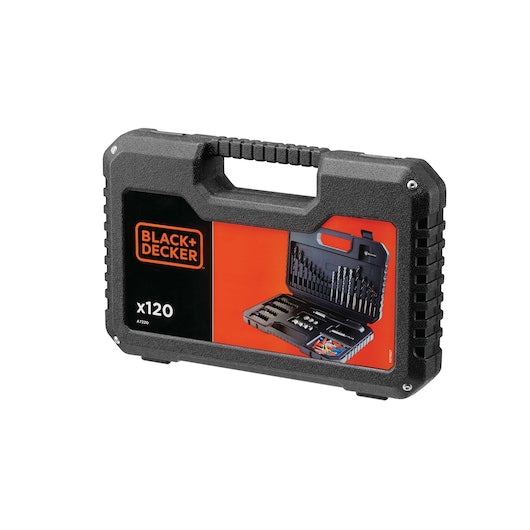 Conjunto de Berbequim e Aparafusadora Black&Decker (A7220-XJ) (120 peças)