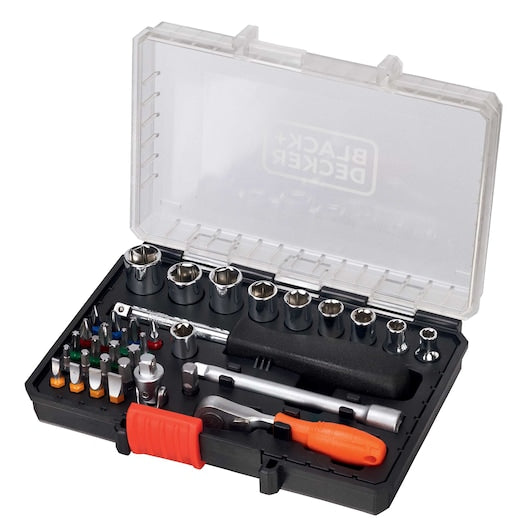 Black&Decker (A7225-XJ) Wrench and Socket Set - 35 Pce