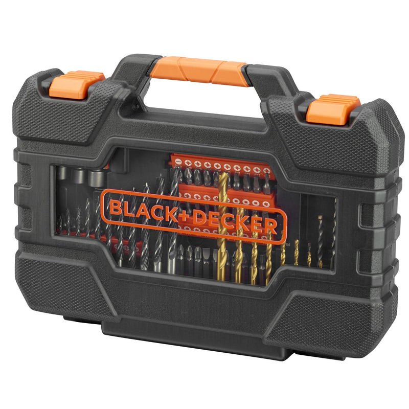 Black&Decker (A7230-XJ) 104pc. Drilling & Driving Set With Easy Grip Case