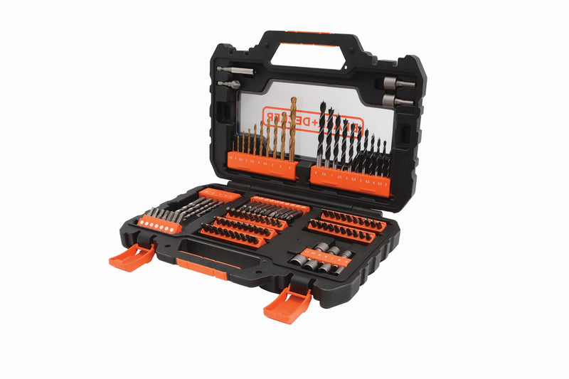 Black&Decker (A7230-XJ) 104pc. Drilling & Driving Set With Easy Grip Case