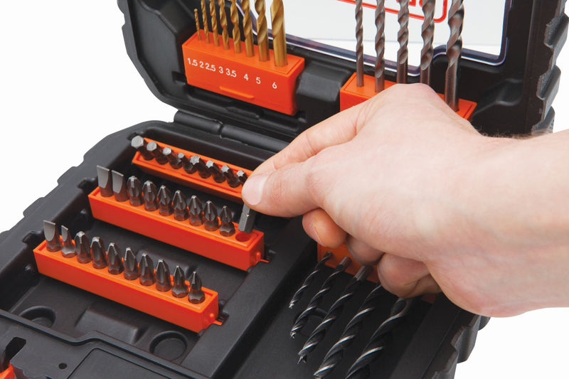 Black&Decker (A7232-XJ) 50-piece set for screwing and drilling