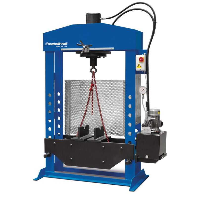 Prensa hidráulica de taller Metallkraft (WPP 100 HBK D 1500)
