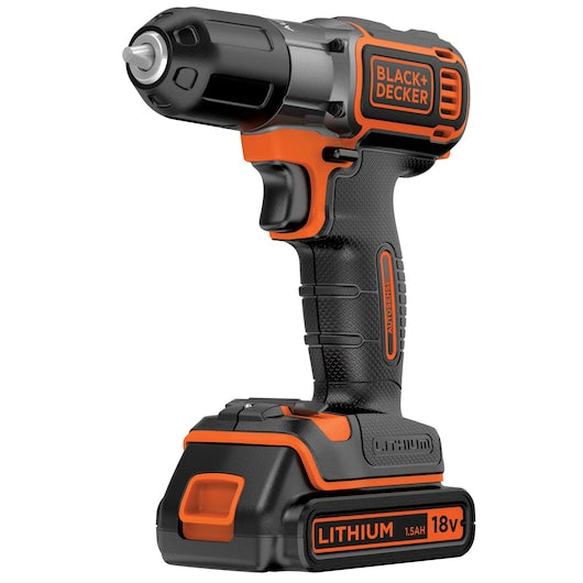 Black&Decker (ASD18KB-QW) 18V Cordless Autosense™, Autoselect® Drill Driver