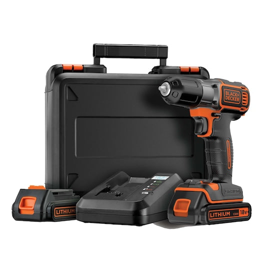 Black&Decker (ASD18KB-QW) 18V Cordless Autosense™, Autoselect® Drill Driver
