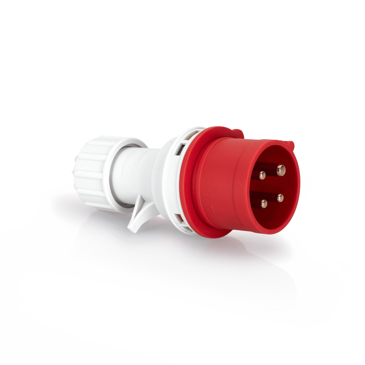 Plugue Industrial Macho 32A 3P+T 380-415V IP44