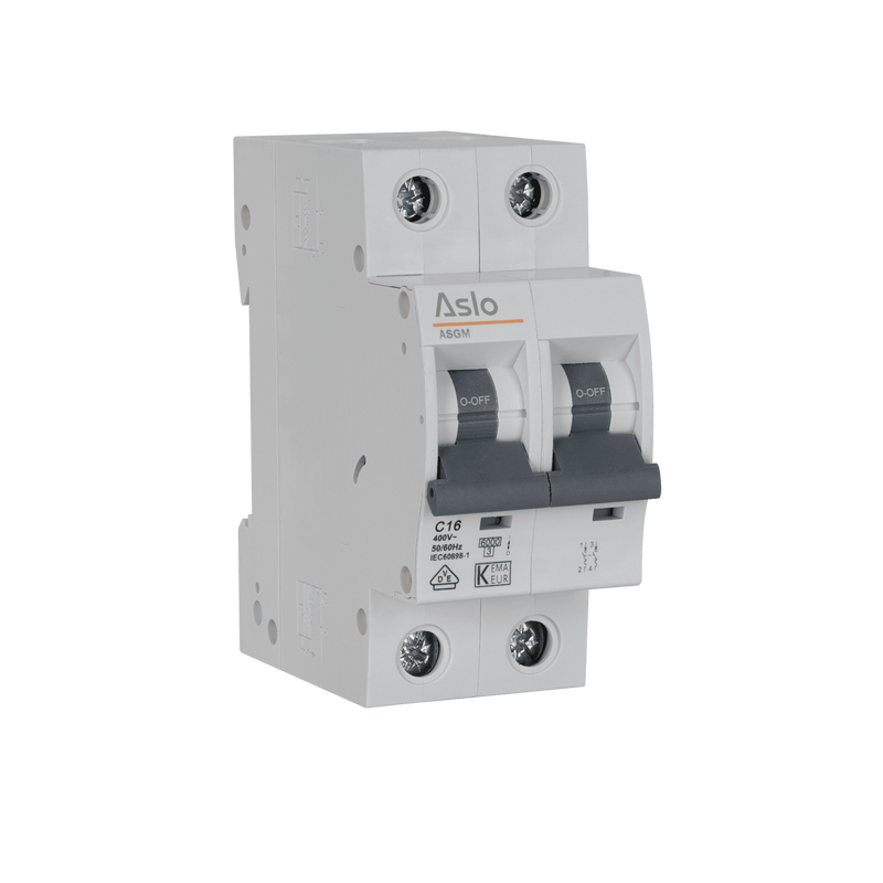 Disjuntor Bipolar Sigma 6kA 2P ASLO (ASGM2) - Caixa 6pcs