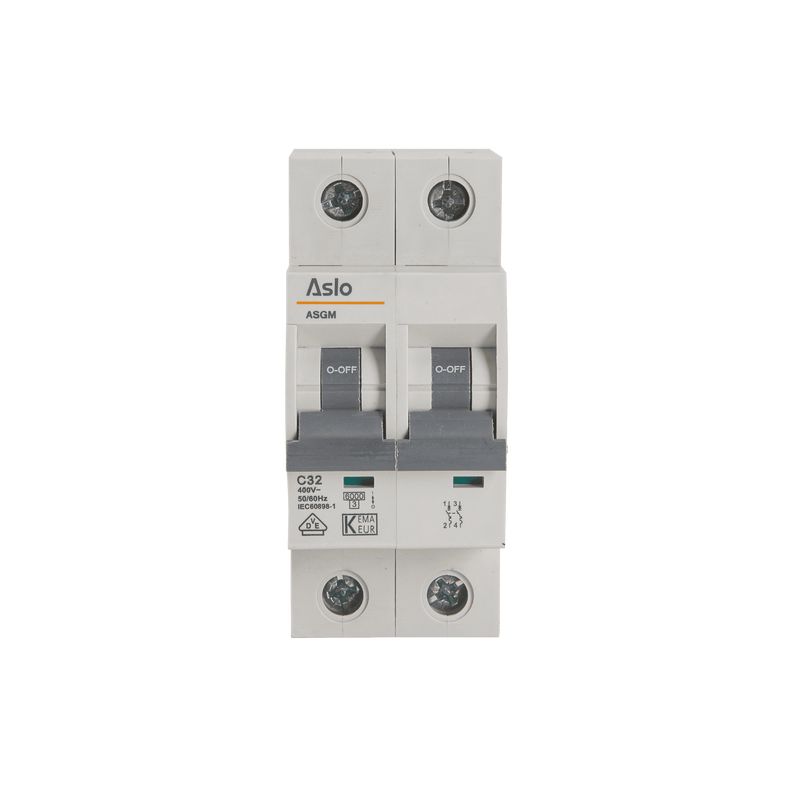 Disjuntor Bipolar Sigma 6kA 2P ASLO (ASGM2) - Caixa 6pcs