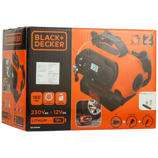 Black&Decker (ASI400-XJ) 12V Inflator
