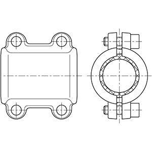 Grampo de reparação curto (Ref. 715)