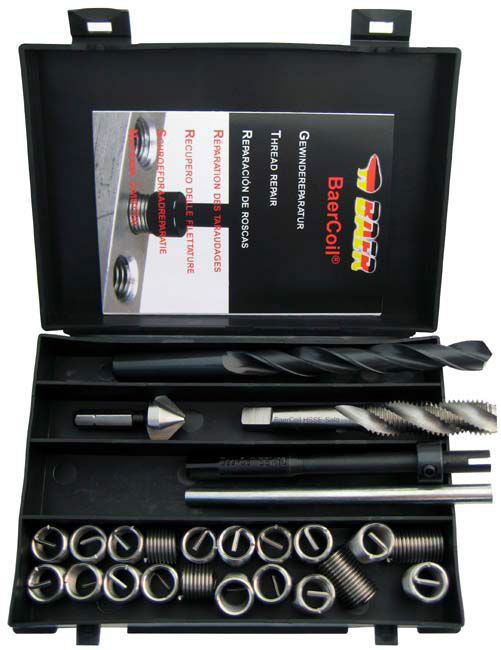 Kit de reparación de roscas BaerCoil (B40115) M7x1.0 para agujeros ciegos