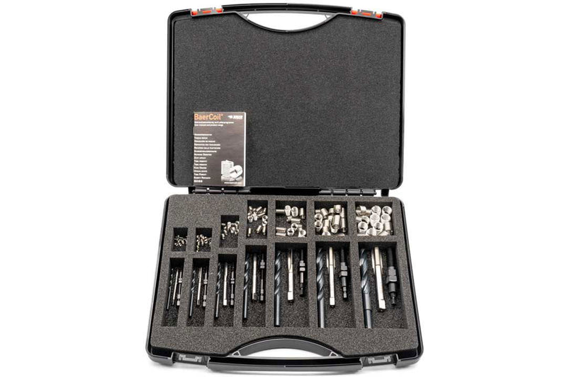 Kit de taller para reparación de roscas BaerCoil (B5104NT) M5-M12 sin lengüeta
