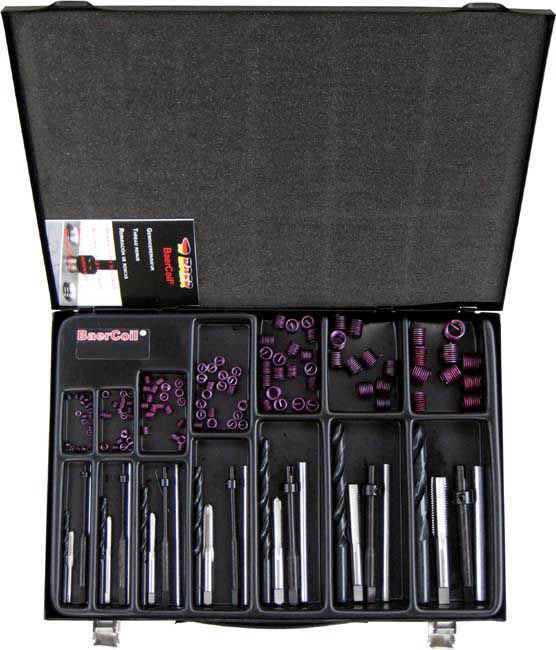 Kit de reparação de roscas BaerCoil (B5153) para parafusos M3-M12