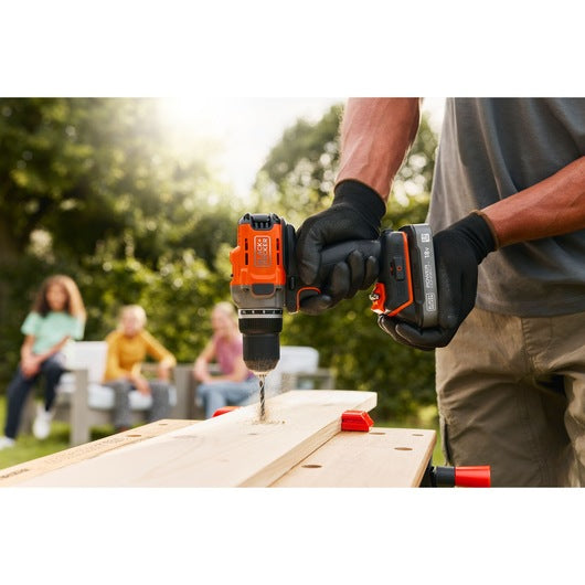 Black&Decker (BCD382XN-XJ) 18V POWERCONNECT™ Cordless Drill Driver (Without Battery or Charger)
