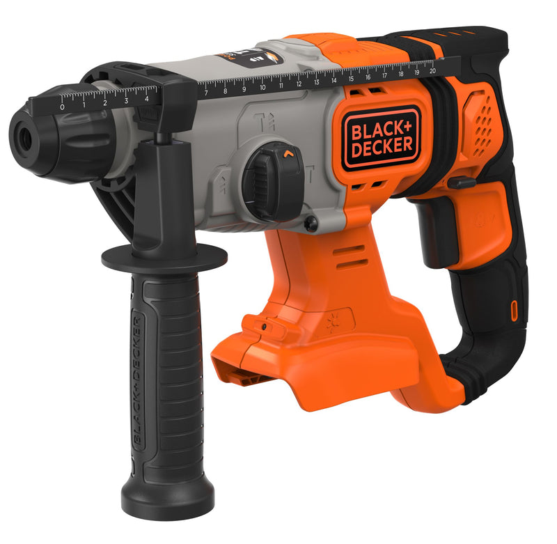 Black&Decker (BCD900B-XJ) 18V Cordless SDS-Plus Hammer Drill With 1 Accessory in a Kit Box