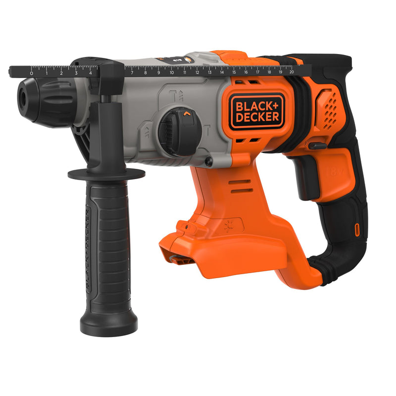 Black&Decker (BCD900B-XJ) 18V Cordless SDS-Plus Hammer Drill With 1 Accessory in a Kit Box