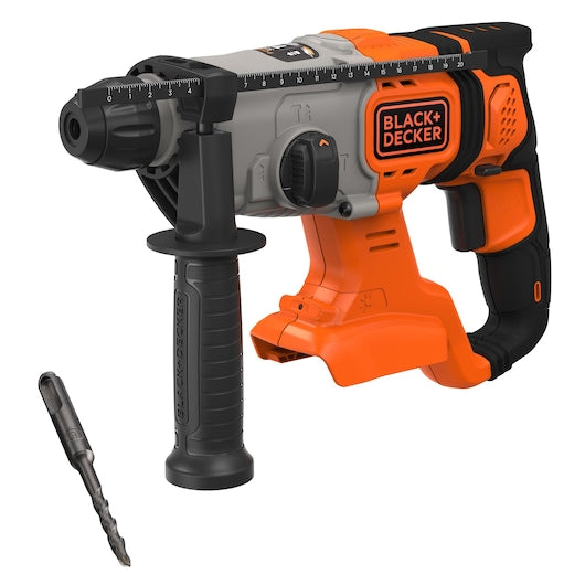 Black&Decker (BCD900B-XJ) 18V Cordless SDS-Plus Hammer Drill With 1 Accessory in a Kit Box