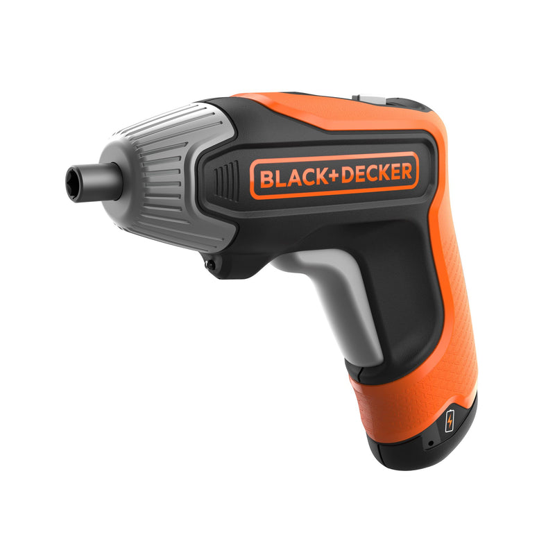 Black&Decker (BCF611CK-QW) 3.6V 1.5Ah 5.5Nm Quick Charge Screwdriver. With 10 accessories, 2A micro-USB charger, and hard case.