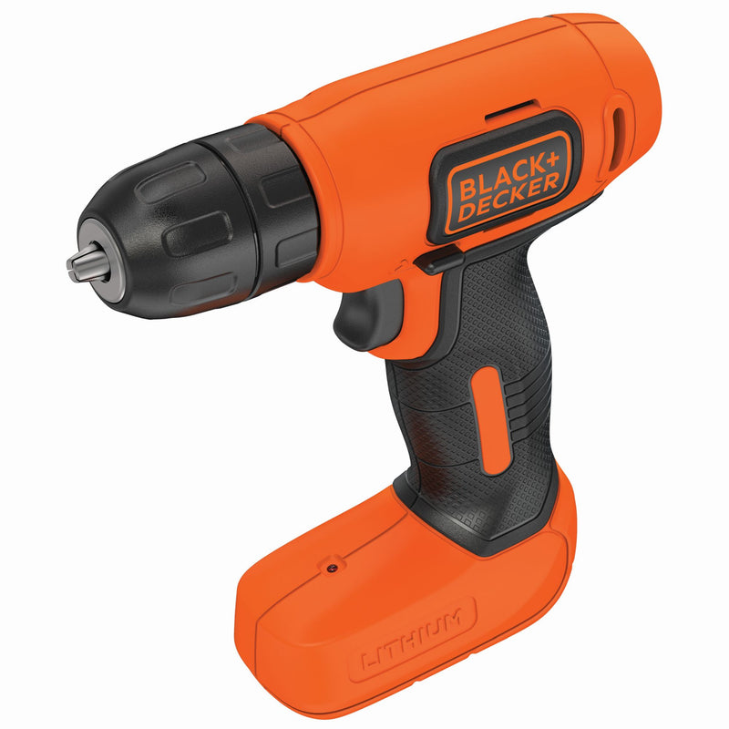 Black&Decker (BDCD8-QW) Ultra-Compact Drill Driver 7.2V 1.5Ah 12Nm, 10mm Chuck with Micro-USB Charger