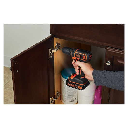 Black&Decker (BDCDC18-XK) 18V Drill Driver + 200mA charger +1 batt